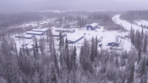 Flight around shift city 動画素材 123766515