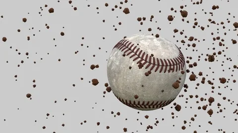 The flight of the ball in slow motion and alpha channel depth Stock Footage 72729339