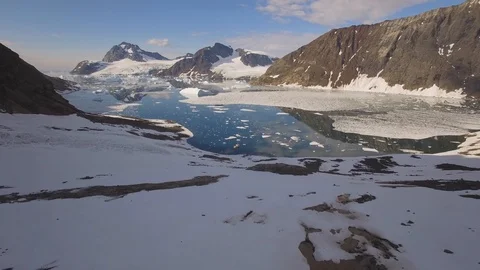 Flight in the bay Stock Footage 96379867