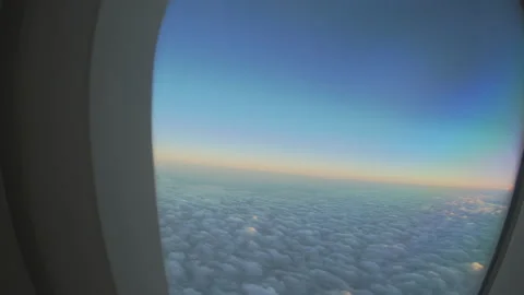 Flight, blue cloud sea, golden sunshine 스톡 동영상 236071908