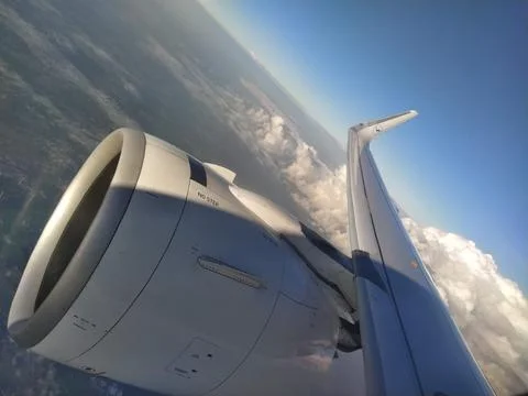 In flight - Boeing Stock Photos