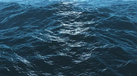 Flight of the camera above the water Stock Footage 10904164