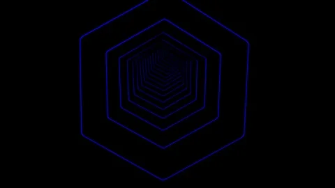 The flight of the camera in ventilation with blue lights Stock Footage 75416405