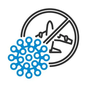 Flight Cancelled Icon Illustrazione stock