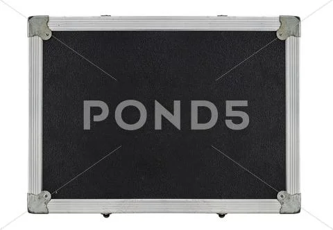 Flight case against a white background Stock Photos