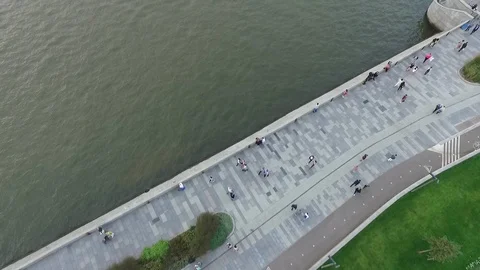 Flight to the Cathedral of Christ the Saviour Stock Footage 129850670