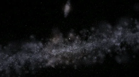 Flight to the Center of Galaxy through the Crab nebula, HD Stock Footage 734663