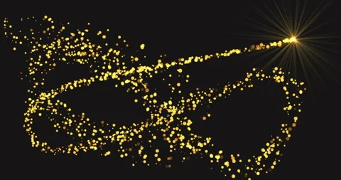 Flight of the Christmas star Stock Footage 256436777