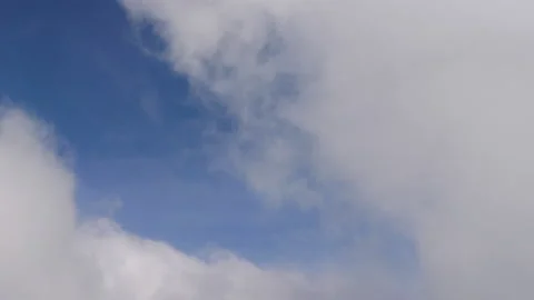 Flight in the clouds in 4K Video stock 133803027