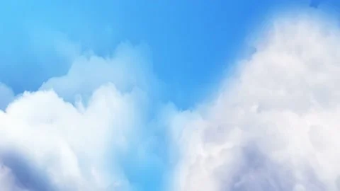 Flight in the clouds. Beautiful clouds movement 4k video footage. Сloudy sky. Fl Stock Footage 171546525