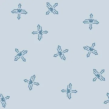 Flight control aeronautical engineer line seamless pattern Stock Illustration