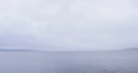 The flight of the copter over the river Stock Footage 93665053