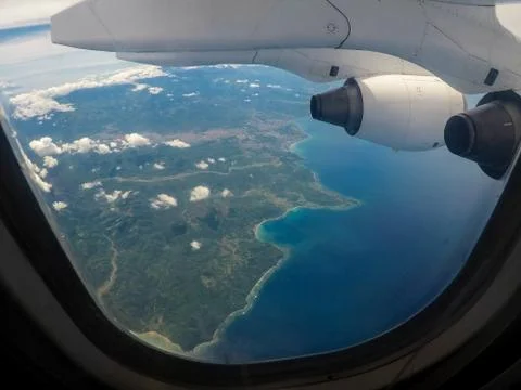 Flight to Coron Palawan Stock Photos