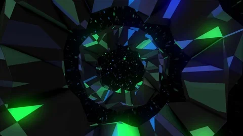 Flight Into Cosmic Gate Stock Footage 72612067