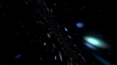 Flight in Cosmic Space Video stock 80991885