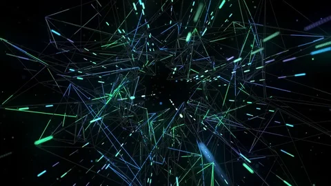 Flight Into Cosmic Web Structure Stock-Footage 72612152