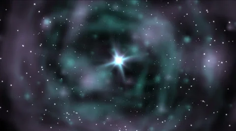 Flight into the cosmos. To a distant star  Stock Footage 53512111