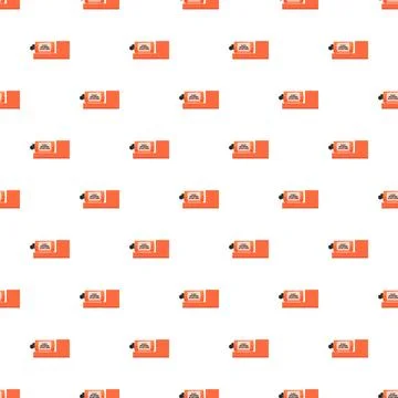 Flight data recorder black box airplane pattern イラスト素材