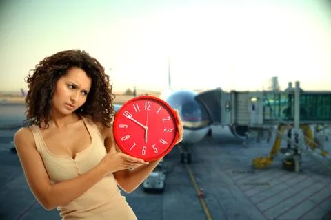 Flight Delay Stock Photos