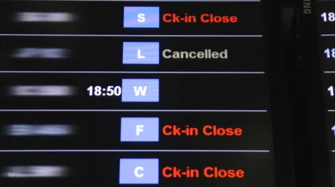 Flight delayed on board Stock Footage 60601850