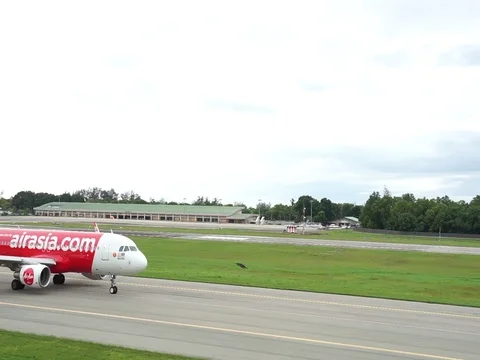 Flight departure Stock Footage 123754888