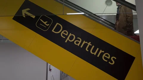 Flight departures. Stock Footage 241228087