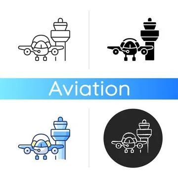 Flight dispatch icon 스톡 일러스트
