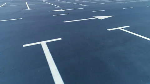 The flight on drone above the parking zone Video stock 138482530