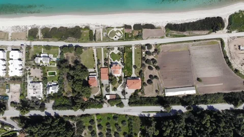 Flight on a drone in Greece 動画素材 88735551