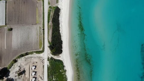 Flight on a drone in Greece Stock Footage 88743471