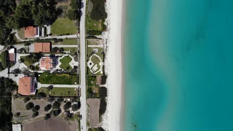 Flight on a drone in Greece 動画素材 88743633