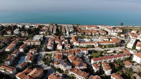 Flight on a drone in Greece 動画素材 88743745