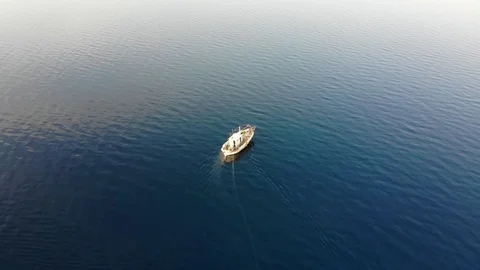 Flight on a drone in Greece Stock Footage 88743853