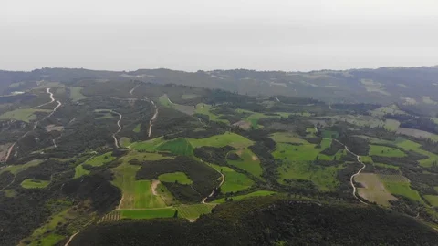 Flight on a drone in Greece Stock Footage 88743979