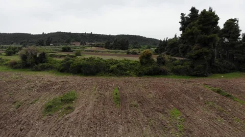 Flight on a drone in Greece Stock Footage 88744001