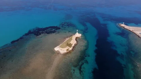 Flight on a drone in Greece Stock Footage 88744428