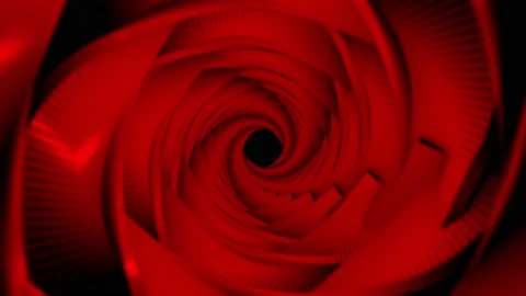 Flight into emptiness tunnel animation. Video stock 166387130
