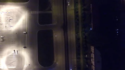 Flight to expensive lighted Stock-Footage 67876318