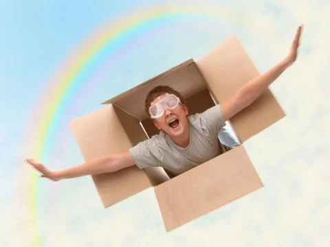 Flight of fancy Stock Photos
