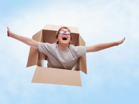 Flight of fancy Foto stock