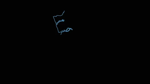 Flight to GOA by plane. cartoon. alpha 스톡 동영상 133641003