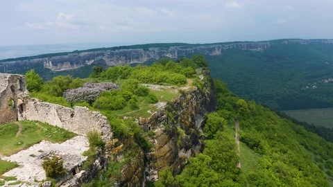 Flight in green forest mountain. Stock Footage 109178465