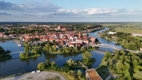 A flight at Havelberg Stock Footage 285647453