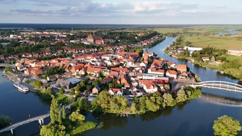 A flight at Havelberg Stock Footage 285647539