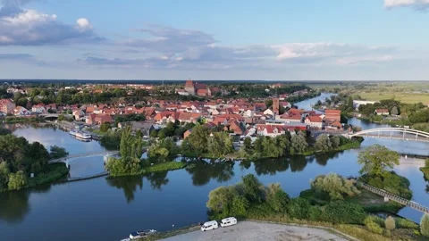 A flight at Havelberg Stock Footage 285647723