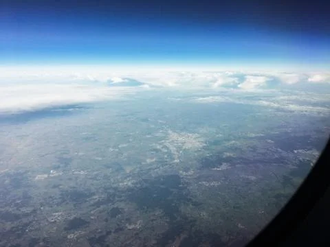 Flight in to holidays Stock Photos