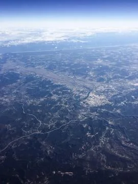 Flight in to holidays Stock Photos