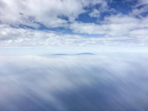 Flight in to holidays Stock-Fotos