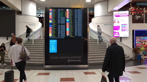 Flight information. Video stock 164348165