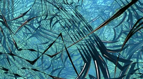 Flight inside complex spoke structures n1047 Stock Footage 12173140